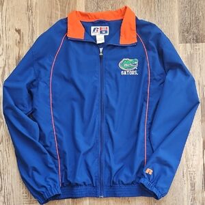 Vintage Russell Athletic Blue and Orange Florida gators men's Windbreaker Jacket